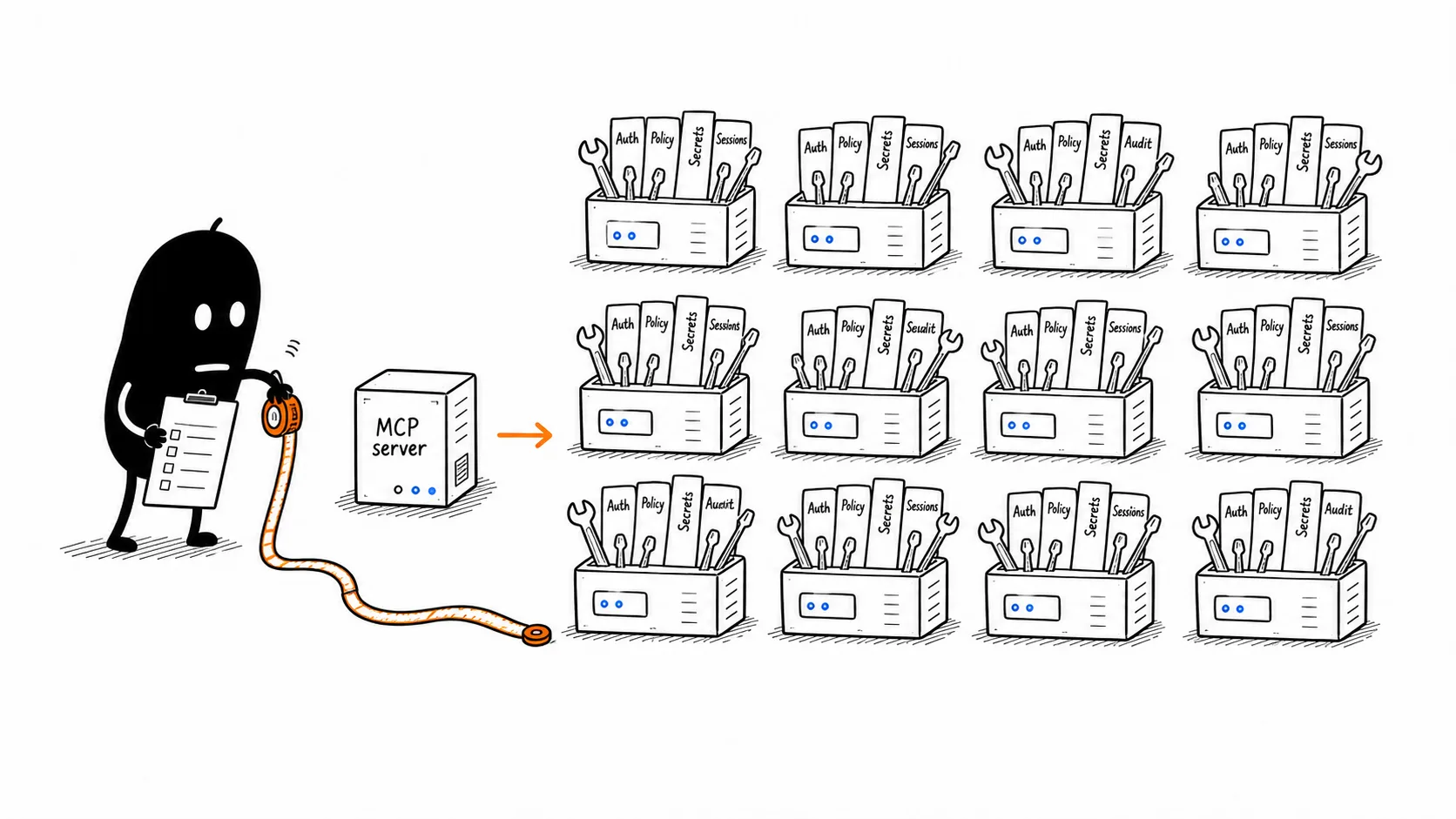 Shared MCP Security Controls illustration