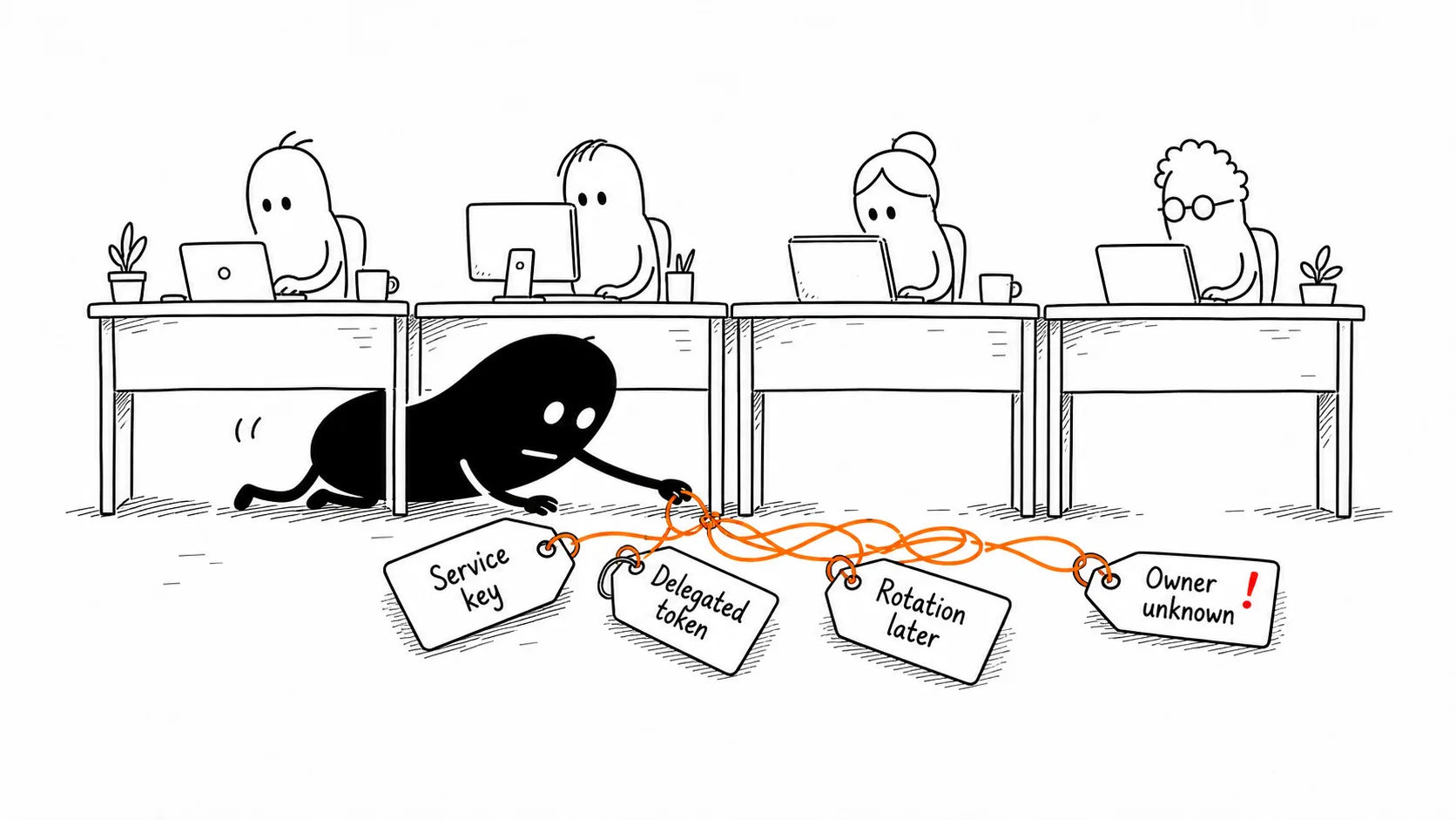 Secrets Under Desks