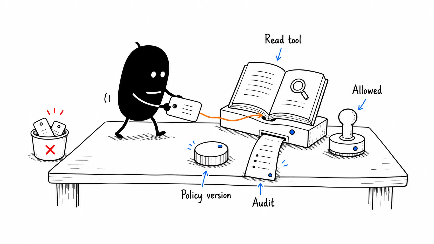 A read tool works
